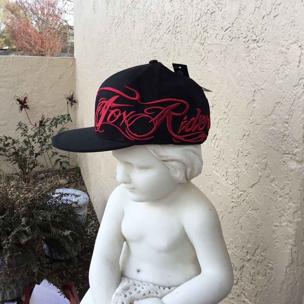 Pacsun Foxy Riders Co flat bill cap/hat.